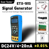 Calibrateur de courant et de tension portable ETX-1815, rétroéclairage réglable, arrêt automatique, alimentation CC CA pour les tests de contrôle de processus